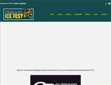 Tablet Screenshot of mwv-icefest.com